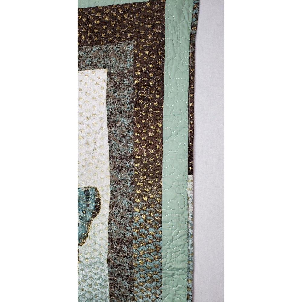 Butterfly Quilt Crib Lap 33 X 56 - Picture 3 of 6